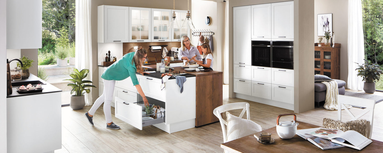 nobilia two-row kitchens