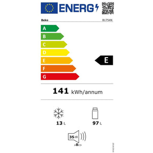 Beko B1754N Energielabel