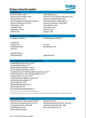 Datenblatt Hersteller 1