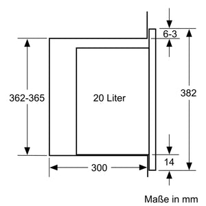 Set aus nobilia Mikrowellenschrank mit Junker Einbau-Mikrowelle JP4119260 Küchenschrank Wandschrank
