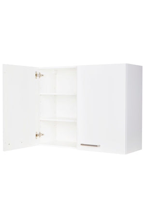 Küchen-Hängeschrank 90cm Wandschrank Küchenschrank Oberschrank weiß nobilia