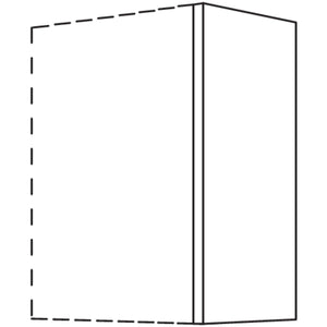 nobilia Abschluss- - Zwischenwange fuer Wandschraenke- Hoehe 1 WW16-1 16832