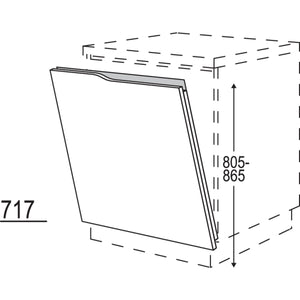 nobilia Abschluss-Tuerfront Curve fuer vollintegrierte Geschirrspueler NGGSBAC60 51863