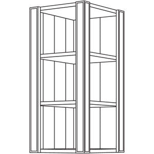 Nobilia Abschlussregal Landhaus WRA-PIH-2 41771