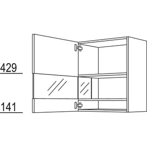 Nobilia Abschlussvitrine Boulevard WVBA60-2 30946