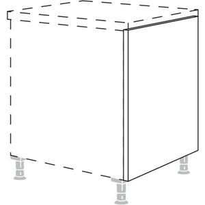 Nobilia Abschlusswange in Korpushoehe UWK10 10974
