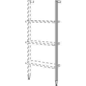 Nobilia Aluminiumstollen in Highboardhoehe HRS15 1922