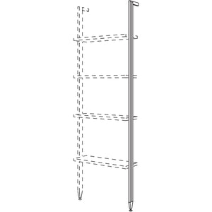 Nobilia Aluminiumstollen in Hochschrankhoehe 1 XL HRS15-1X 41922