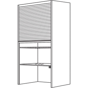 Nobilia Aufsatzschrank Jalousie AJ60-3 52146