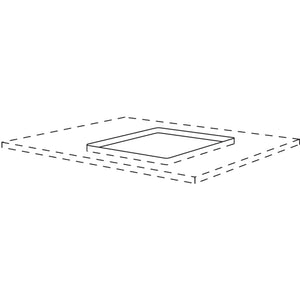 Nobilia Ausschnitte fuer Einbau- Kochmulden- Spuelen- Aufbauwaschtische oder AP-AUS 9352