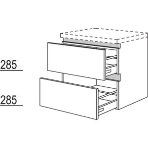 Nobilia Badezimmer-Auszugschrank NBU2A60-63 67625