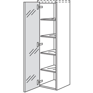 Nobilia Badezimmer-Midischrank BMSP30-130 2985