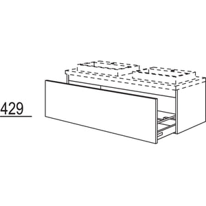 Nobilia Badezimmer-Waschtischschrank BWBA120-43 2499