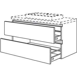 Nobilia Badezimmer-Waschtischschrank NBWSA100-63 67618