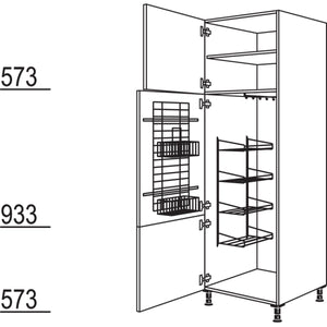 Nobilia Besen-- Geräteschrank HB60-2 35030