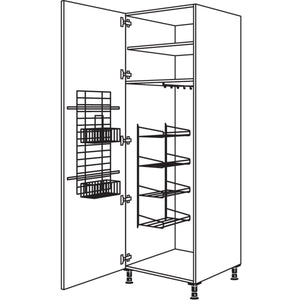 nobilia Besen-- Geraeteschrank HBF60-2 35090