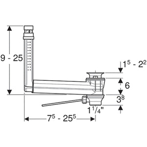 nobilia Clou Ab- und Ueberlauf 17715 17715