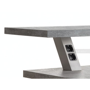 Nobilia Eckige Stützkonsole BSSC- schräg mit Zweifach-Steckdose STK-BSSC-F 47081