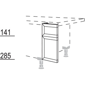 Nobilia Frontpassstück in geteilter Optik UPF20-43 41116