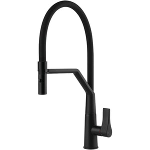 Nobilia GESSI- Hochdruck- Einhebelmischbatterie KALLA- Mischbatterie schwarzmatt 17845 17845