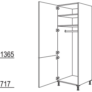 Nobilia Garderobenschrank HDWG60-2 35079