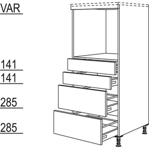 Nobilia Geraete-Umbau Backofen GO2S2A 25432