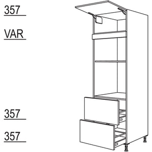 Nobilia Geräte-Umbau Backofen und Mikrowelle GDMO2A-3 43502