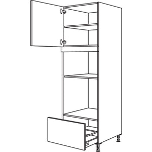 Nobilia Geraete-Umbau Backofen und Mikrowelle GMOA-2 35500
