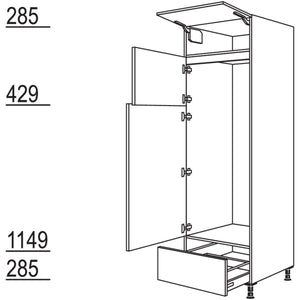 Nobilia Geräte-Umbau Kühl- Gefrierautomat G145A-3 44670