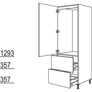 Nobilia Geraete-Umbau Kuehlautomat GD1232A-1 22653