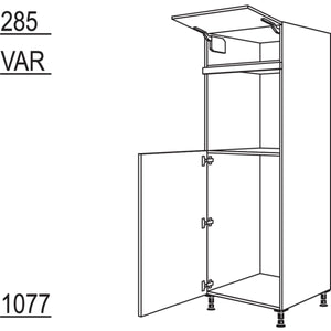 Nobilia Geraete-Umbau Kuehlautomat und Backofen G103O-1 24647