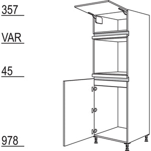 Nobilia Geräte-Umbau Kühlautomat und Backofen NG88O-2 34682