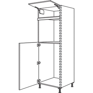 Nobilia Geraete-Umbau Kuehlautomat und Backofen NGS103O-1 22949