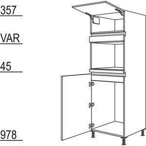 Nobilia Geraete-Umbau Kuehlautomat und Dampfgarer - Kompaktgeraet NG88DK-1 24681