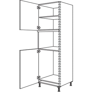 Nobilia Geraete-Umbau Kuehlautomat und Mikrowelle - Dampfgarer - Kompaktgeraet NGSMDK88-3 53943