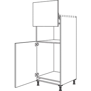 Nobilia Geraete-Umbau Kuehlautomat und Mikrowelle mit Lifttuer G88L 22779