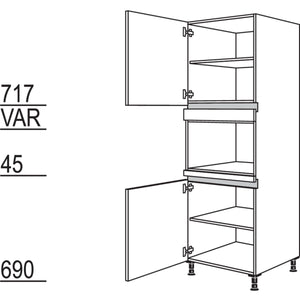 Nobilia Geraete-Umbau Mikrowelle NGM-1 24541