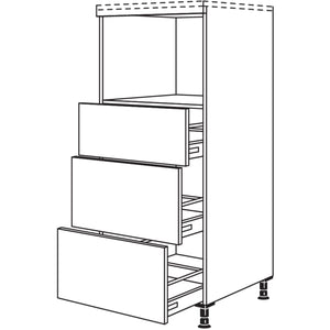 Nobilia Geraete-Umbau fuer Dampfgarer - Kompaktgeraet GDK3A 23453