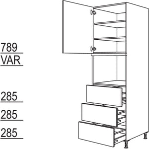 Nobilia Geraete-Umbau fuer Dampfgarer - Kompaktgeraet GDK3A-3 43523