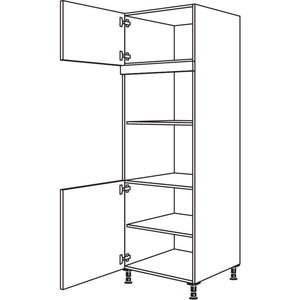 Nobilia Geraete-Umbau fuer Mikrowelle und Dampfgarer - Kompaktgeraet GDMDK-2 35513