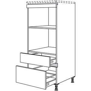 Nobilia Geraete-Umbau fuer Mikrowelle und Dampfgarer - Kompaktgeraet NGMDKS 45350