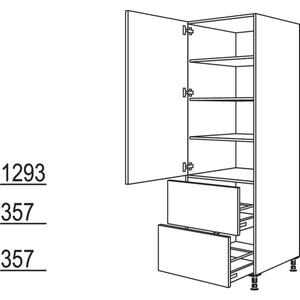 Nobilia Geschirr-- Vorratsschrank HD2A50-1 24023