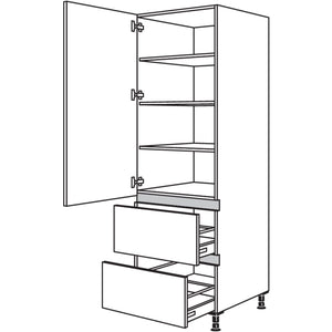Nobilia Geschirr-- Vorratsschrank NH2A50-1 25128