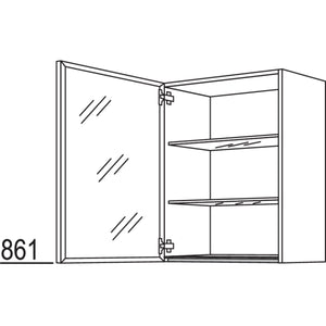 nobilia Glas-Wandschrank Flat WF45-3 50484