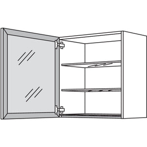 Nobilia Glas-Wandschrank Square WSQ50-1 37525