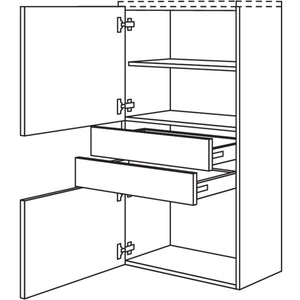 Nobilia Highboard HBB2S40-130 67950