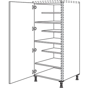 nobilia Highboard Schuhschrank NHSWSF60 56708