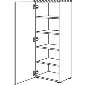 nobilia Highboard in Echtholz-Furnier HEF45-130 51937