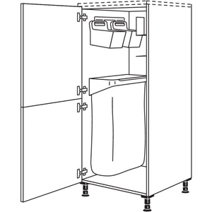 Nobilia Highboard mit Ordnungssystem Laundry-Area HDOS60 28577