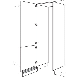 Nobilia Hochschrank-Durchgangstuer HDWDT60-2 56646